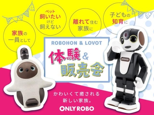 ロボホン＆らぼっと 体験＆販売会 画像